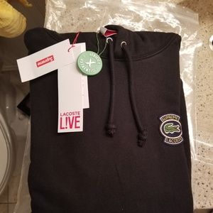 Supreme Lacoste hoodie size Medium